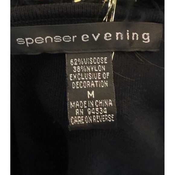 Spenser Women Cropped Sexy Cardigan Sweater Bolero Faux Grunge M Whimsigoth Y2K - Picture 4 of 9